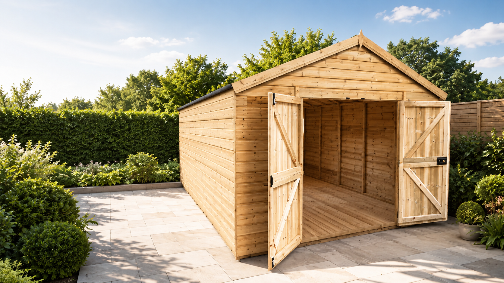18 x 14 Windowless Premier Pressure Treated Apex Workshop