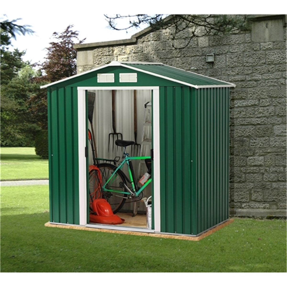 6 x 6 Budget Metal Shed