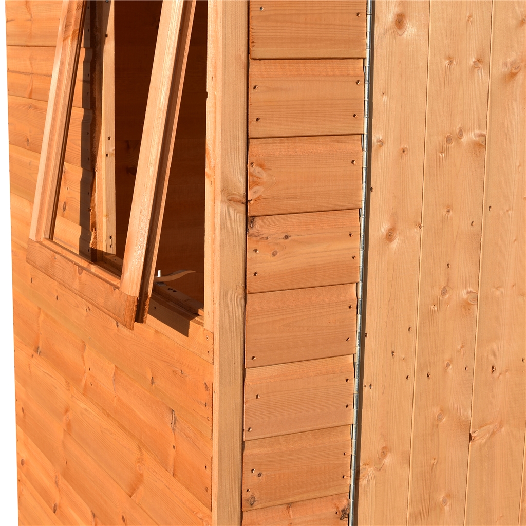 4 x 6 (1.33m x 1.89m) Apex Tongue And Groove Shed 3 4 x 6 (1.33m x 1.89m) Apex Tongue And Groove Shed 3