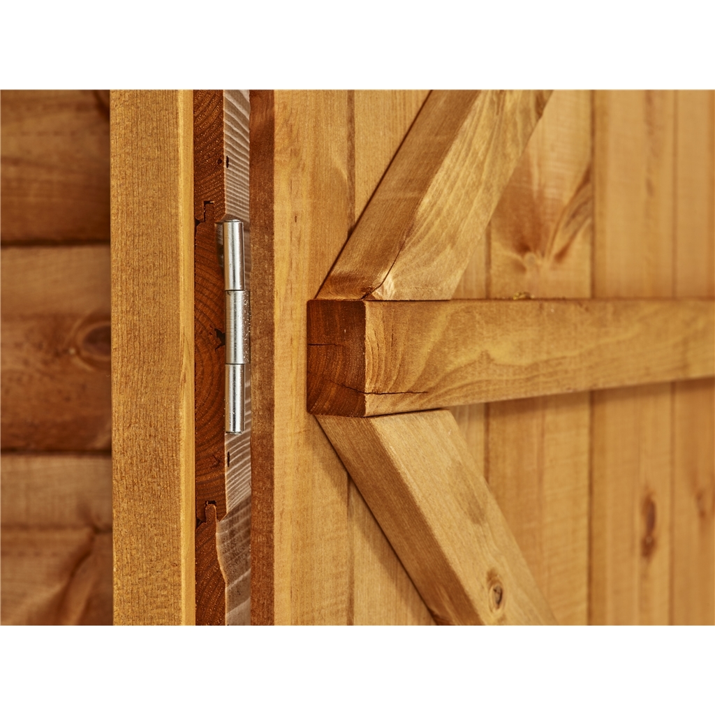 20 X 6 Premium Tongue And Groove Apex Shed Double Doors 10
