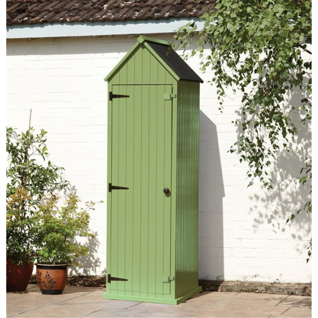 Green Brighton Beach Style Apex Sentry Shed 2ft x 2ft