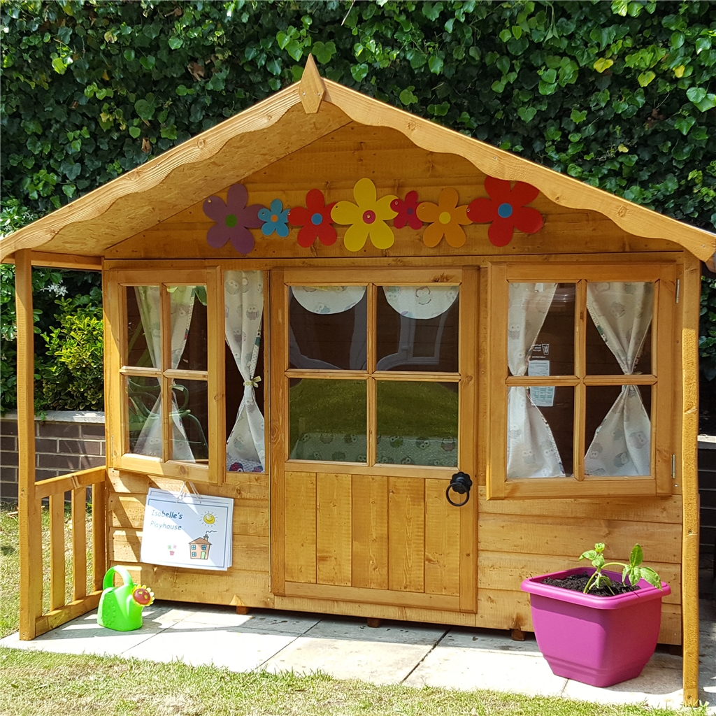 wooden playhouse