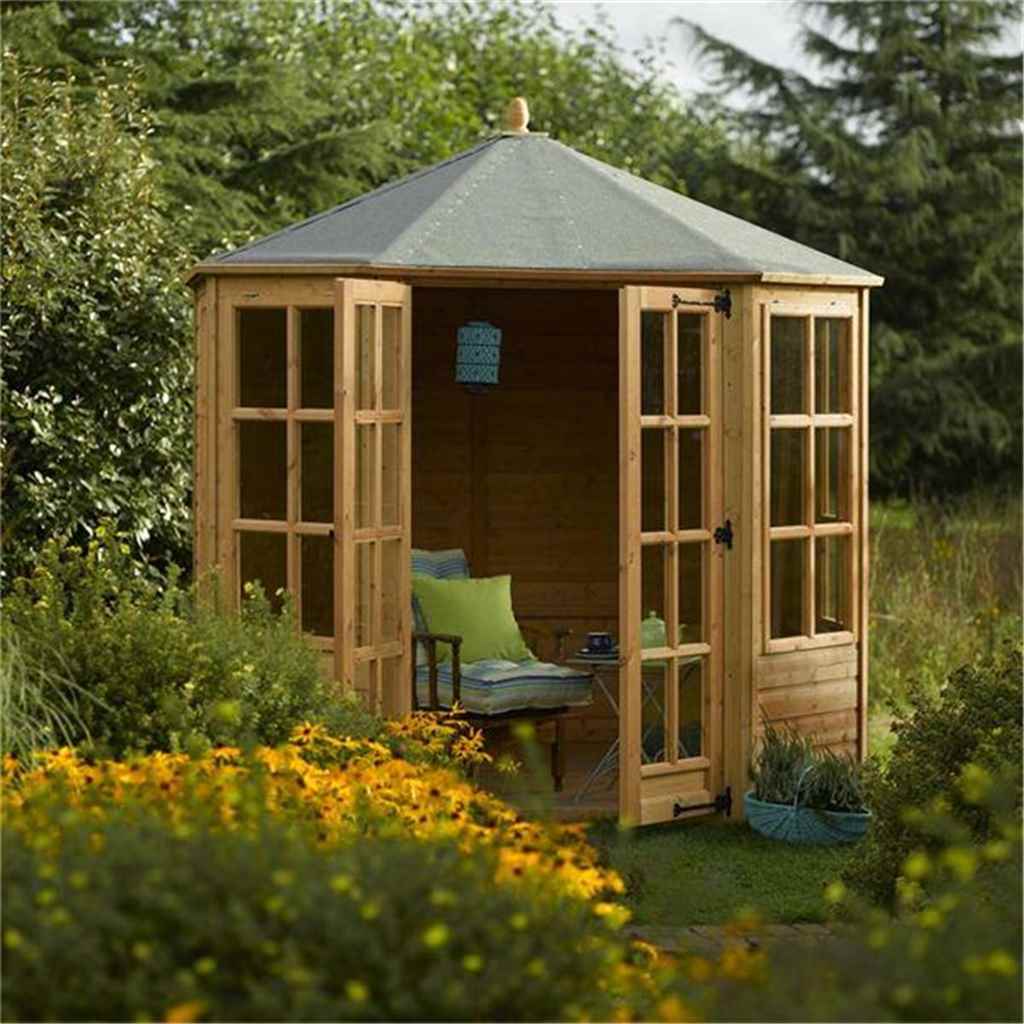 INSTALLED Deluxe 8 x 8 Octagonal Summerhouse