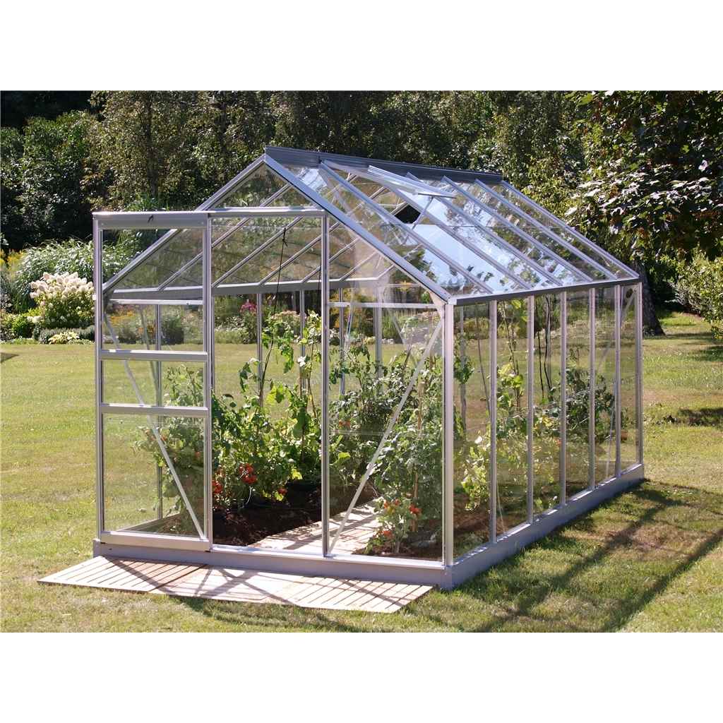 6ft x 12ft Value Anodised Aluminium Frame Greenhouse