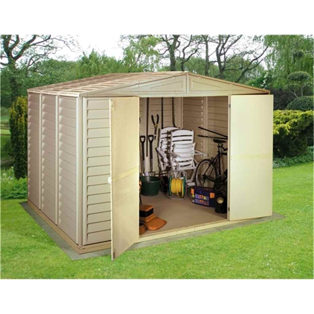 10 x 13 Deluxe Plastic PVC Shed