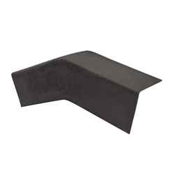 PACK OF 2 (Total 2 Units) - Fibre Cement 300mm X 300mm Plain Wing Cranked Barage Board - Light Brown - 22.5 Degrees - 2200mm