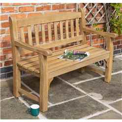 2 Seater Heavy Duty Wooden Bench (4ft x 3ft)
