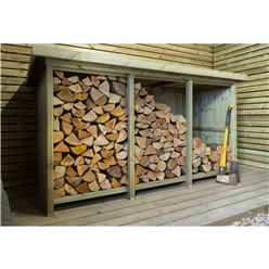 Redwood Pressure Treated Triple Log Store