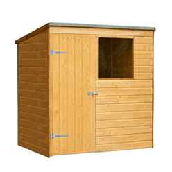 6ft x 4ft Shiplap Wooden Pent Shed (1.8m x 1.3m)