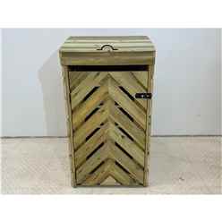 HideawayHaus Deluxe Single Recycling Box Storage Unit