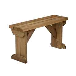 Greenstead Garden Bench Seat - 90cm - Rustic Finish