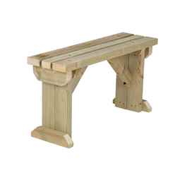 Greenstead Garden Bench Seat - 90cm - Natural Finish