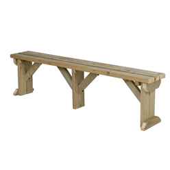 Greenstead Garden Bench Seat - 150cm - Natural Finish