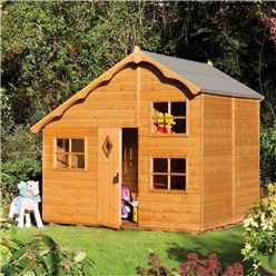 20% Trade - 8 x 7 Deluxe Playaway Swiss Cottage Playhouse (2.50m x 2.08m)