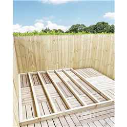Millboard Lasta-Grip Decking Area — 3m x 3m (Installed) | Coppered Oak with Treated Timber Subframe, Fixings & Weed Membrane	