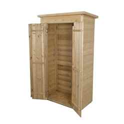 Shiplap Pent Tall Garden Store - Pressure Treated (1.1m x 0.5m)