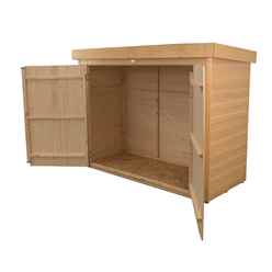 INSTALLED 6 x 3 Shiplap Pent Large Outdoor Store - Pressure Treated (2m x 0.9m) - INCLUDES INSTALLATION
