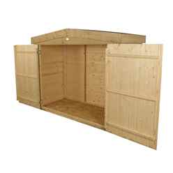 INSTALLED Shiplap Apex Large Outdoor Store - Pressure Treated (2m x 0.8m) - INCLUDES INSTALLATION