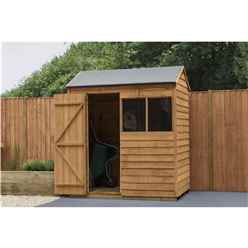6ft x 8ft Reverse Apex Dip Treated Overlap Shed - Modular (1.9m x 2.4m) - CORE