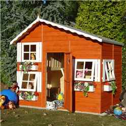 INSTALLED 8 x 6 2.40m x 1.76m) - Wooden Playhouse INSTALLATION INCLUDED