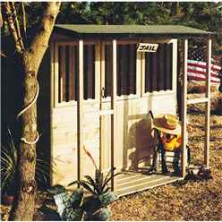 INSTALLED 6 x 4 (1.19m x 1.79m)  - Jail House Playhouse INSTALLATION INCLUDED