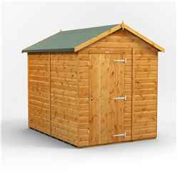 8 x 6 Premium Tongue and Groove Apex Shed - Single Door - Windowless - 12mm Tongue and Groove Floor and Roof