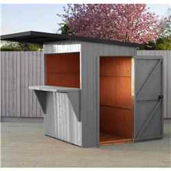 6 x 4 (1.79m x 1.19m) - Premier Garden Bar And Store  - 12mm Walls - Roof - Floor