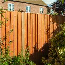 6 x 6 Vertical Board Fence Panel Dip Treated - Minimum Order of 3 Panels