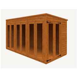 12 X 6 PENT Tongue And Groove Summerhouse (12mm T&G Floor And Roof)