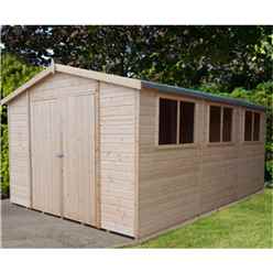 15 x 10 Tongue And Groove Garden Workshop (12mm Tongue And Groove Floor) 