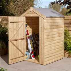 Cheshire 4×4 Shiplap Apex Shed Single Door