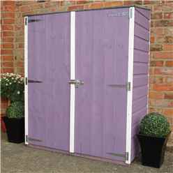 2 x 4 (0.64m x 1.22m) - Tongue And Groove - Pent Garden Store - Double Doors - 11mm Solid OSB Floor (CORE)