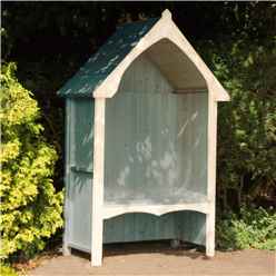 5 x 3 Pressure Treated Wooden Seat Arbour 