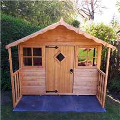 6 x 5 (1.79m x 1.19m) - Wooden Playhouse 