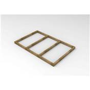 4 x 3 Pressure Treated Wooden Base - Overlap Shed