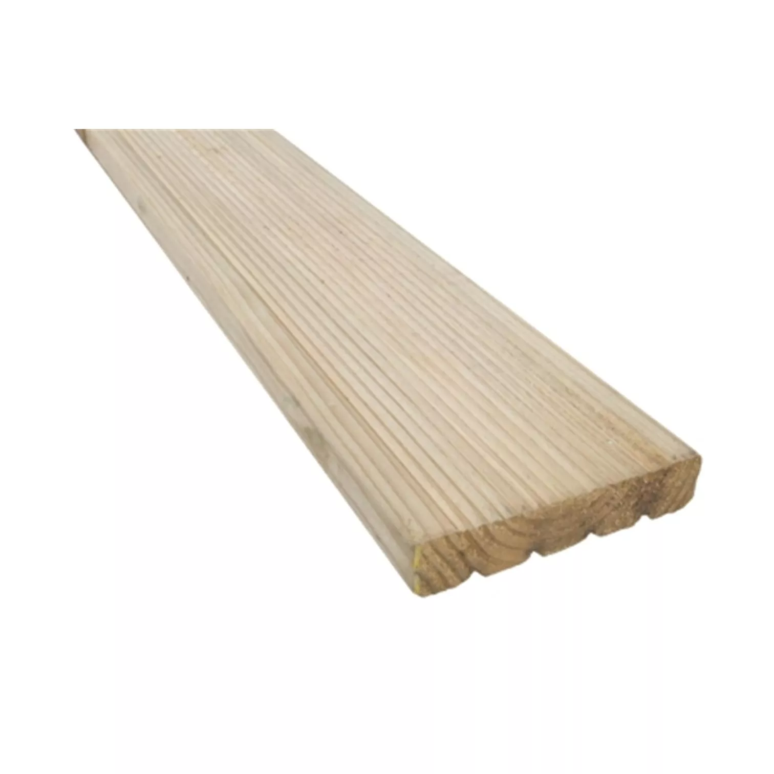 Pack of 15 - 35mm Thick Pressure Treated Timber Decking Board - 136mm (W) x 3600mm (L)