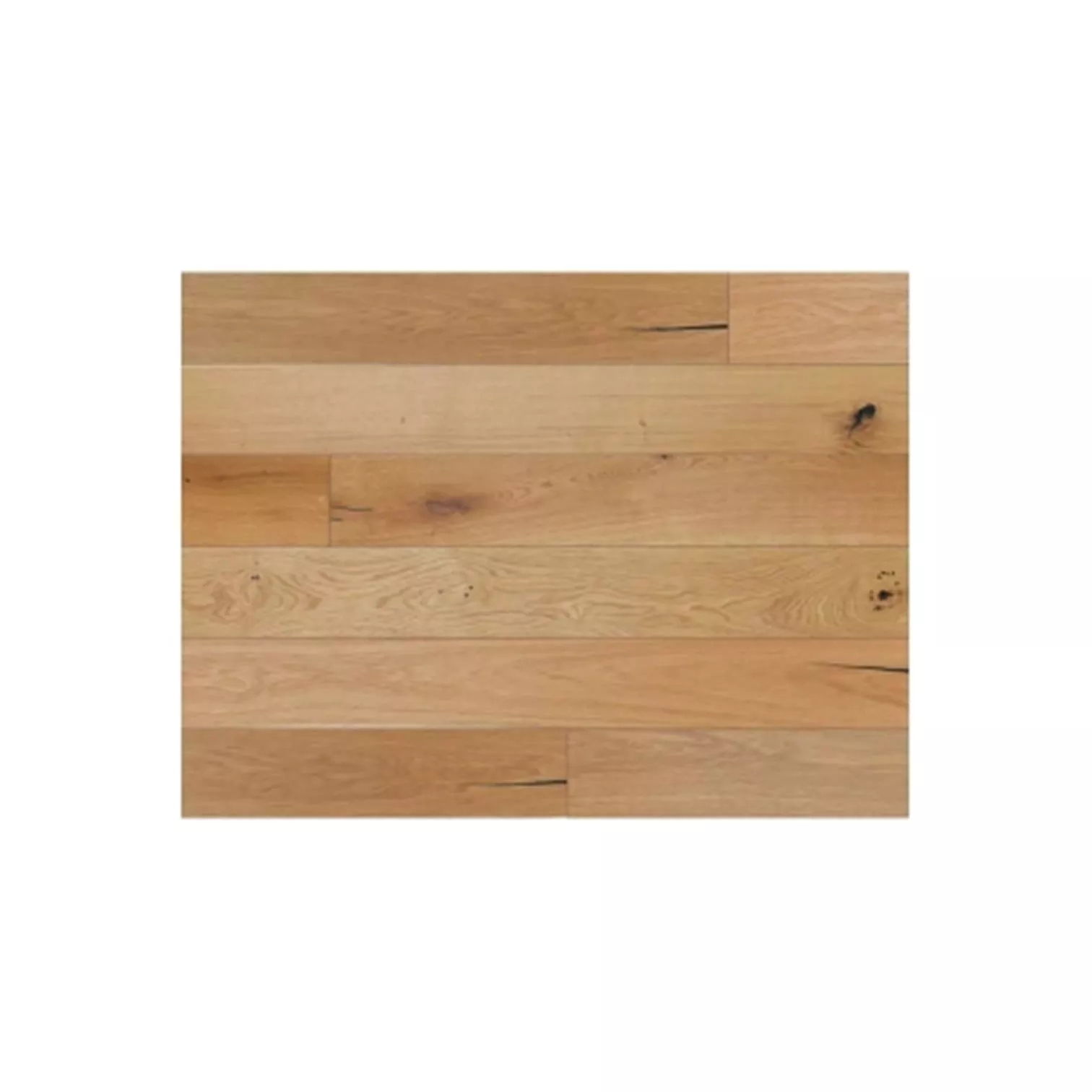 Pack of 9 - 12.5mm Thick Fawn Oak Brushed & Oiled Engineered Flooring - Pack Coverage 18.675m2