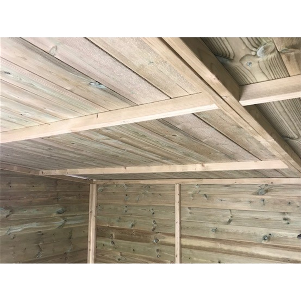 8 x 4 Windowless Pressure Treated T&G Pent Shed With Side Door product image