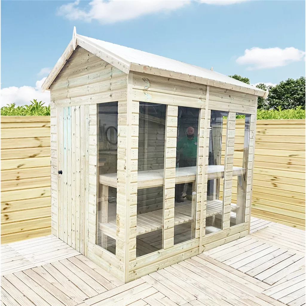 10 x 9 Pressure Treated Apex Potting Summerhouse