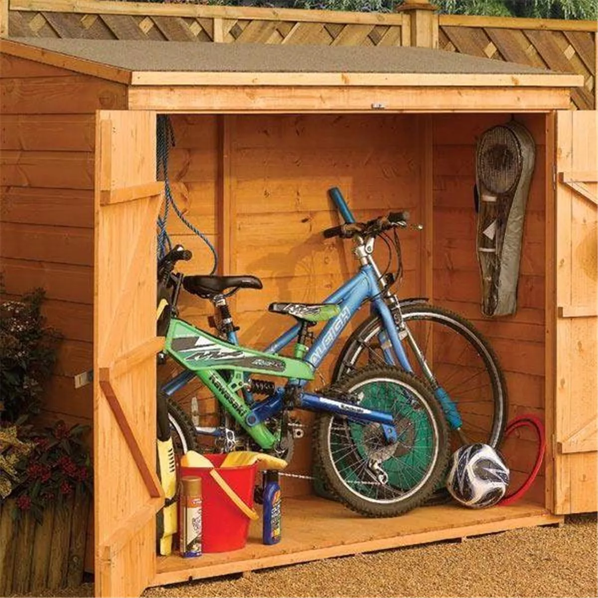 6 x 3 Deluxe T&G Wallstore / Bike Shed (1.83m x 0.83m) product image