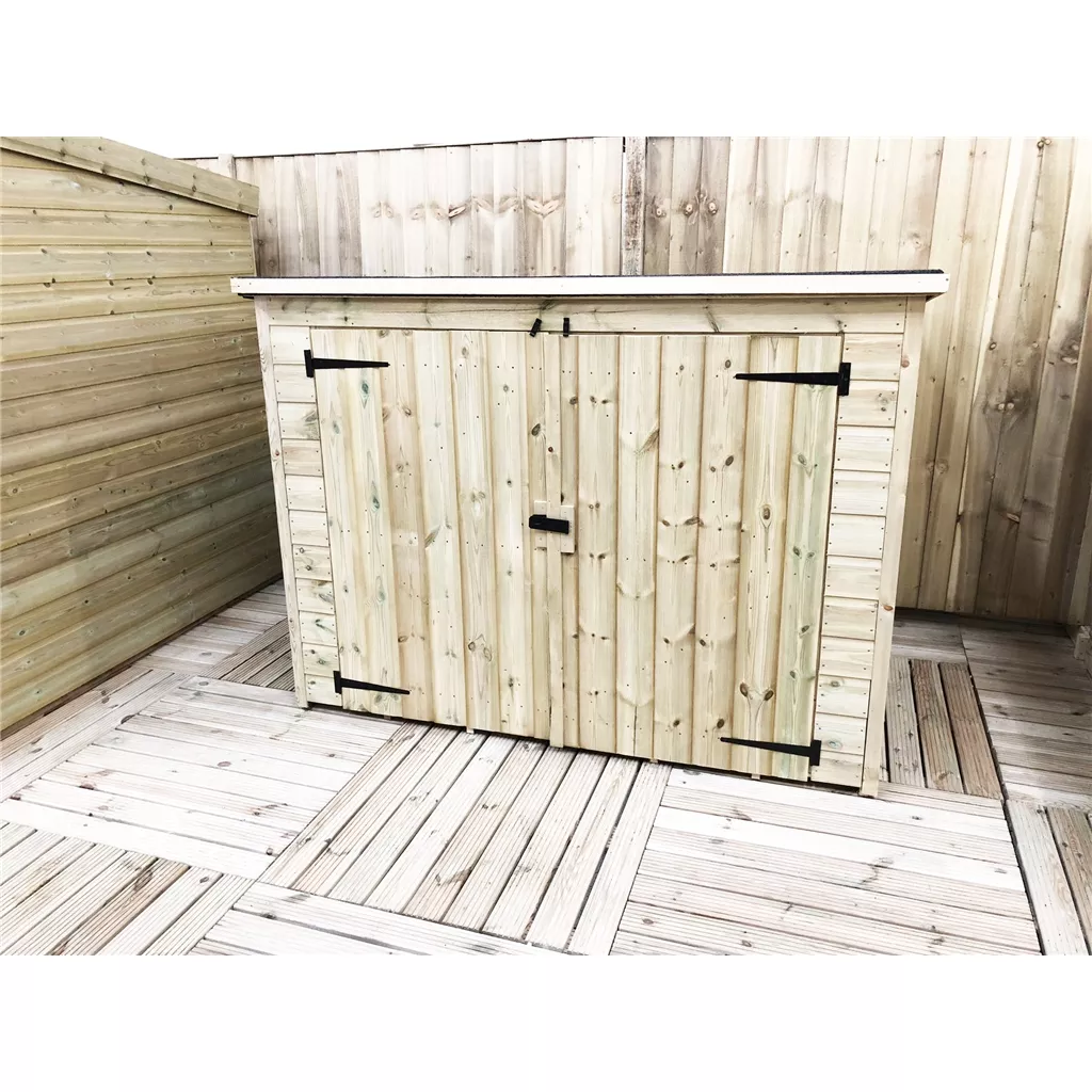 6 x 4 Pressure Treated T&G Bike Store With Double Doors product image
