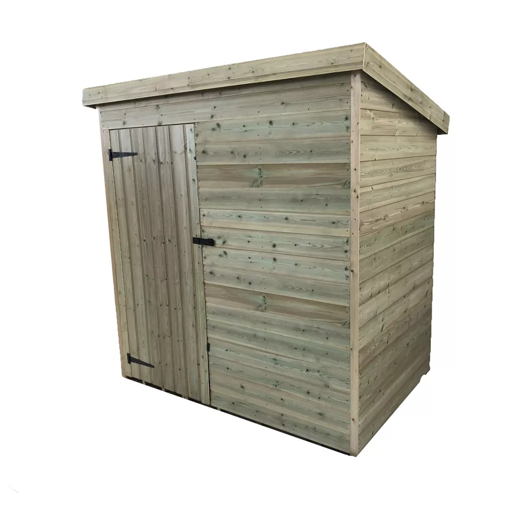 5 x 3 Windowless Pressure Treated T&G Pent Shed With Single Door product image