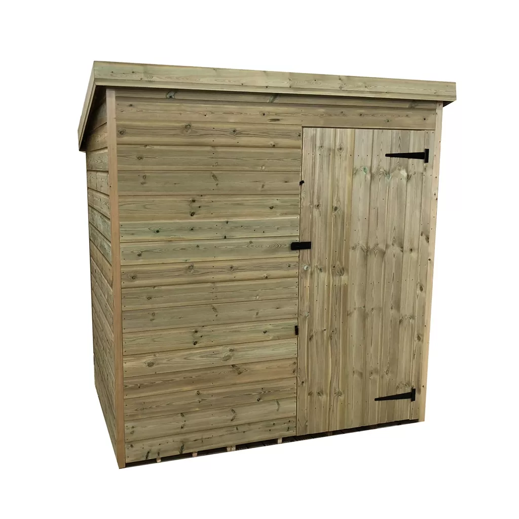 6 x 3 Windowless Pressure Treated T&G Pent Shed With Single Door product image