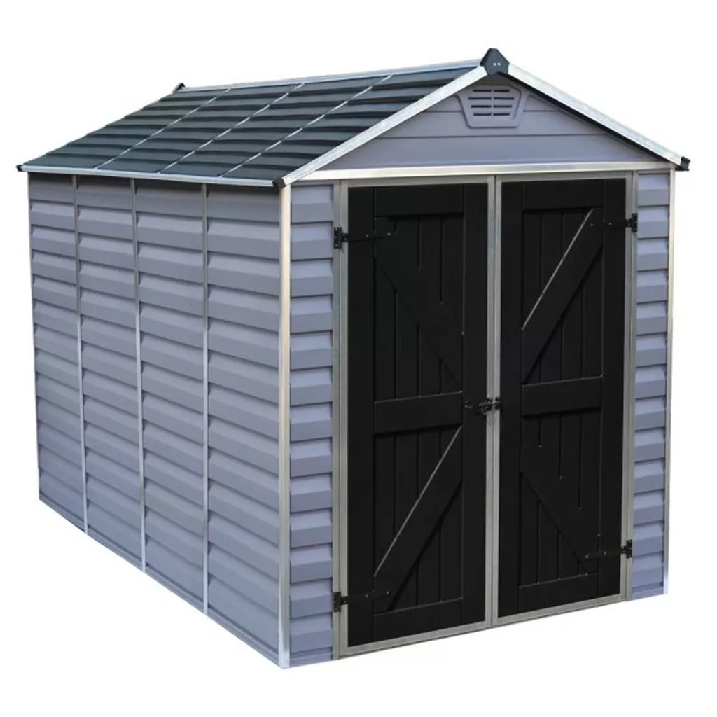 10 x 6 Double Door Apex Plastic Shed with Skylight Roofing product image