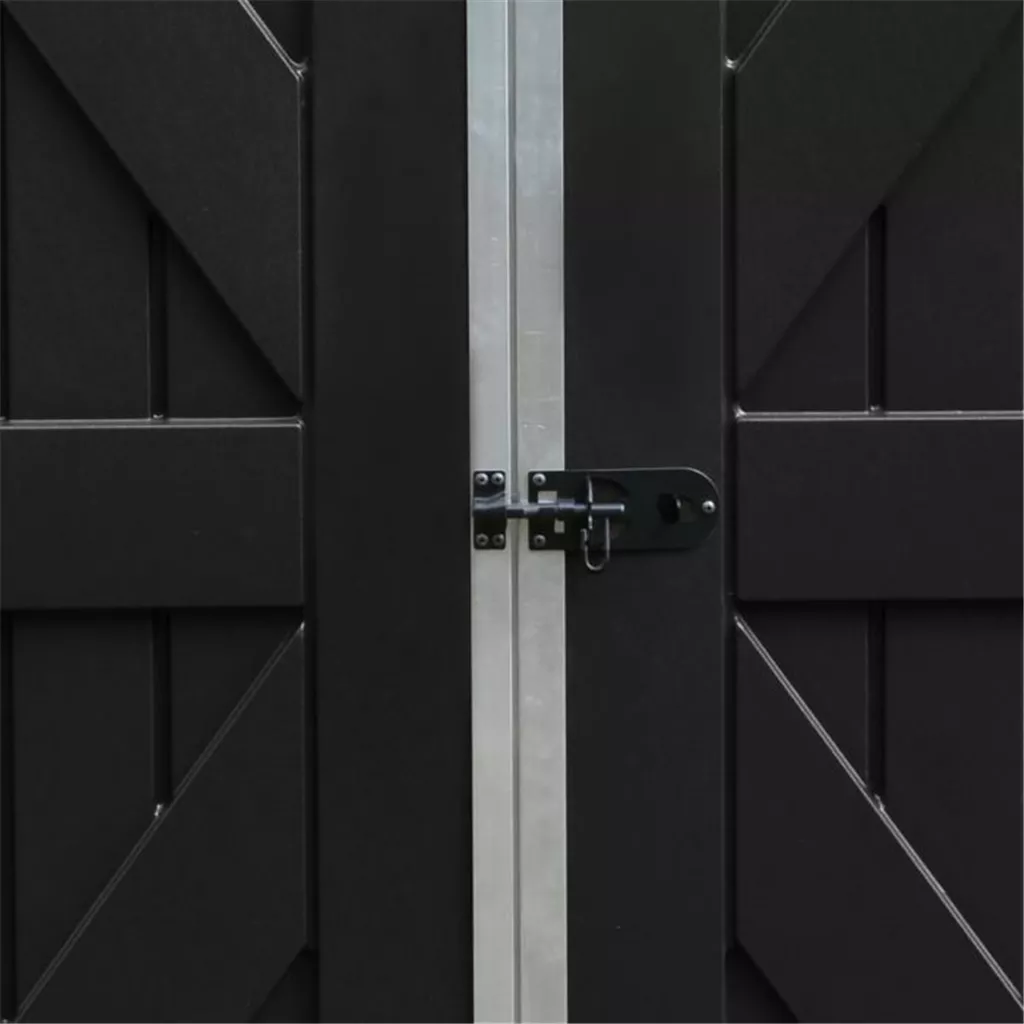 8 x 6 Double Door Apex Plastic Shed with Skylight Roofing product image