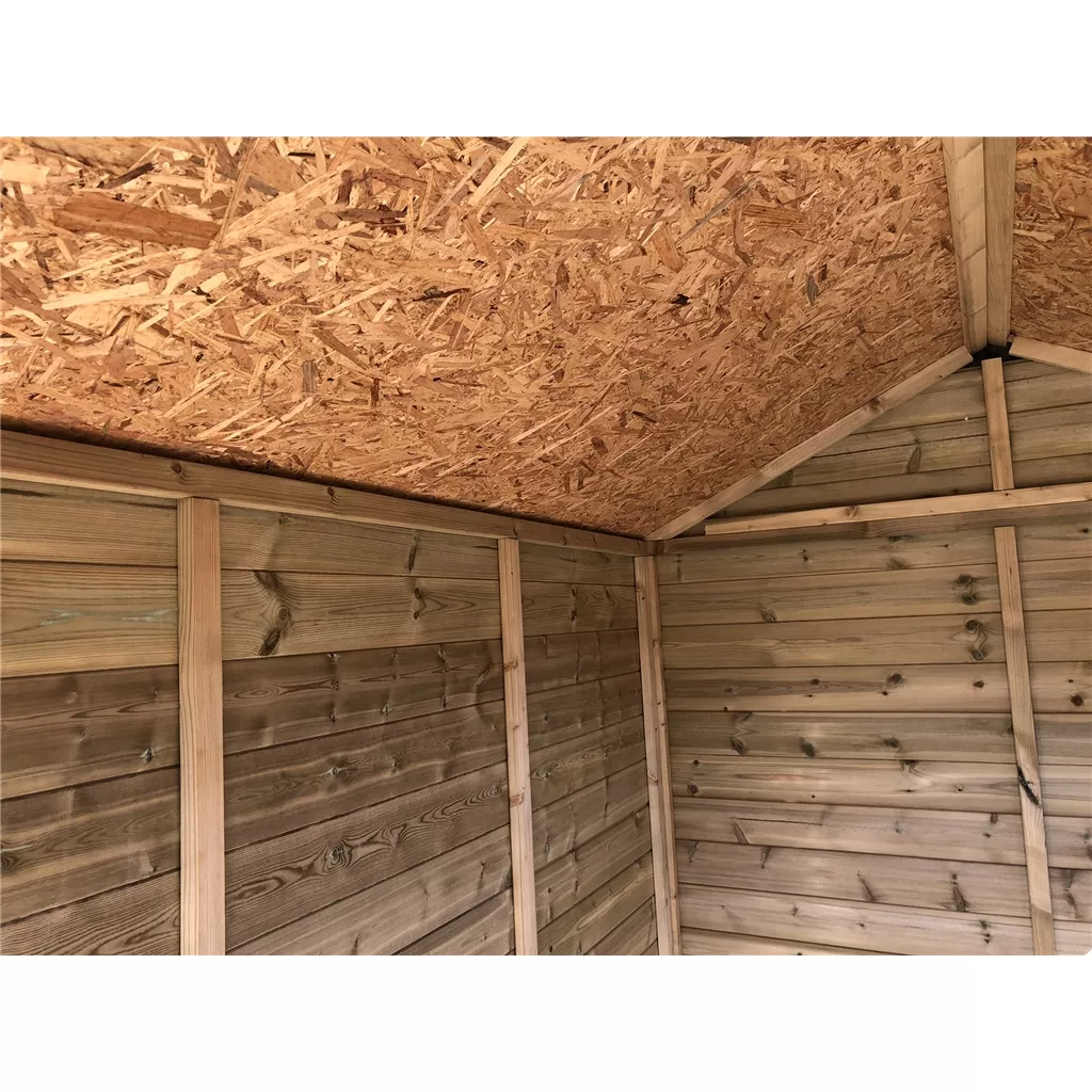 10 x 4 Security Pressure Treated T&G Apex Shed + Single Door product image