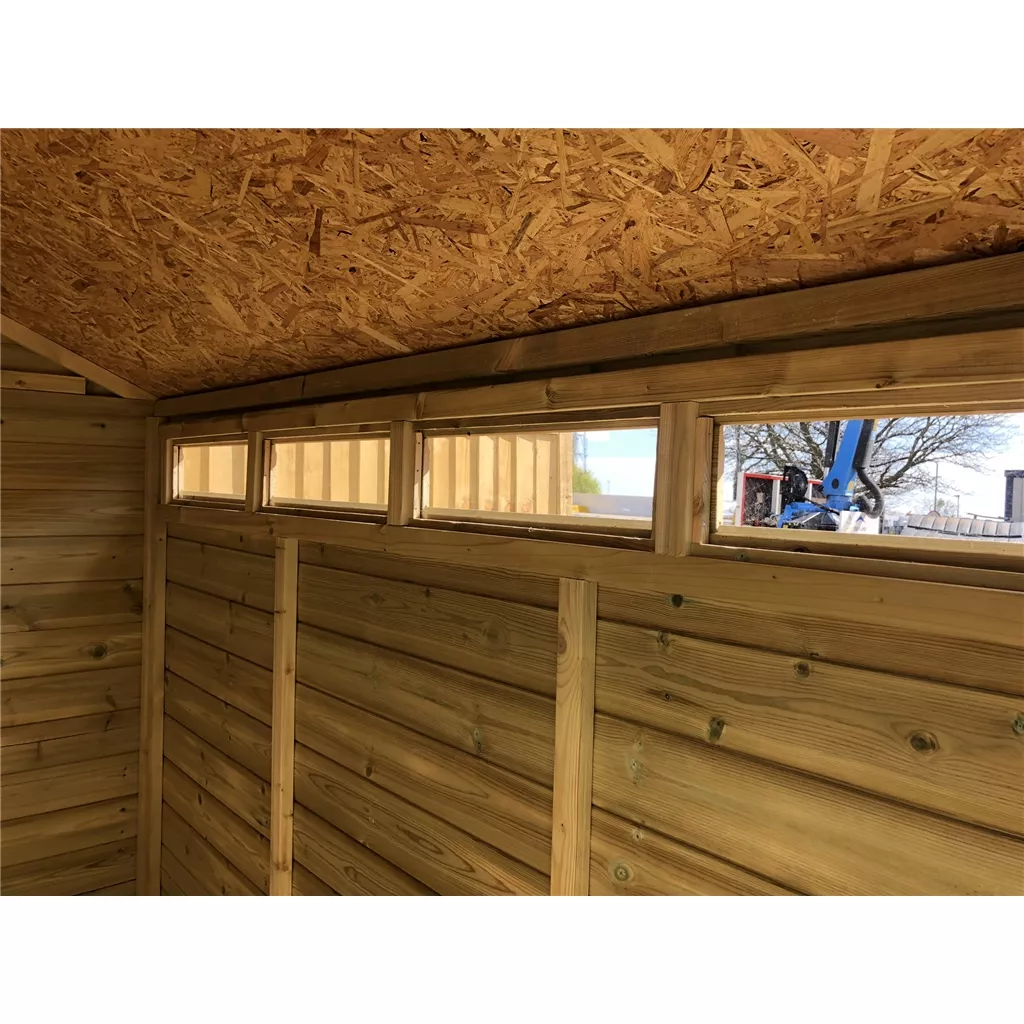 7 x 6 Security Pressure Treated T&G Apex Shed + Single Door product image
