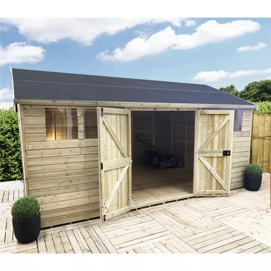 14 x 10 Reverse Premier Pressure Treated Apex Workshop product image
