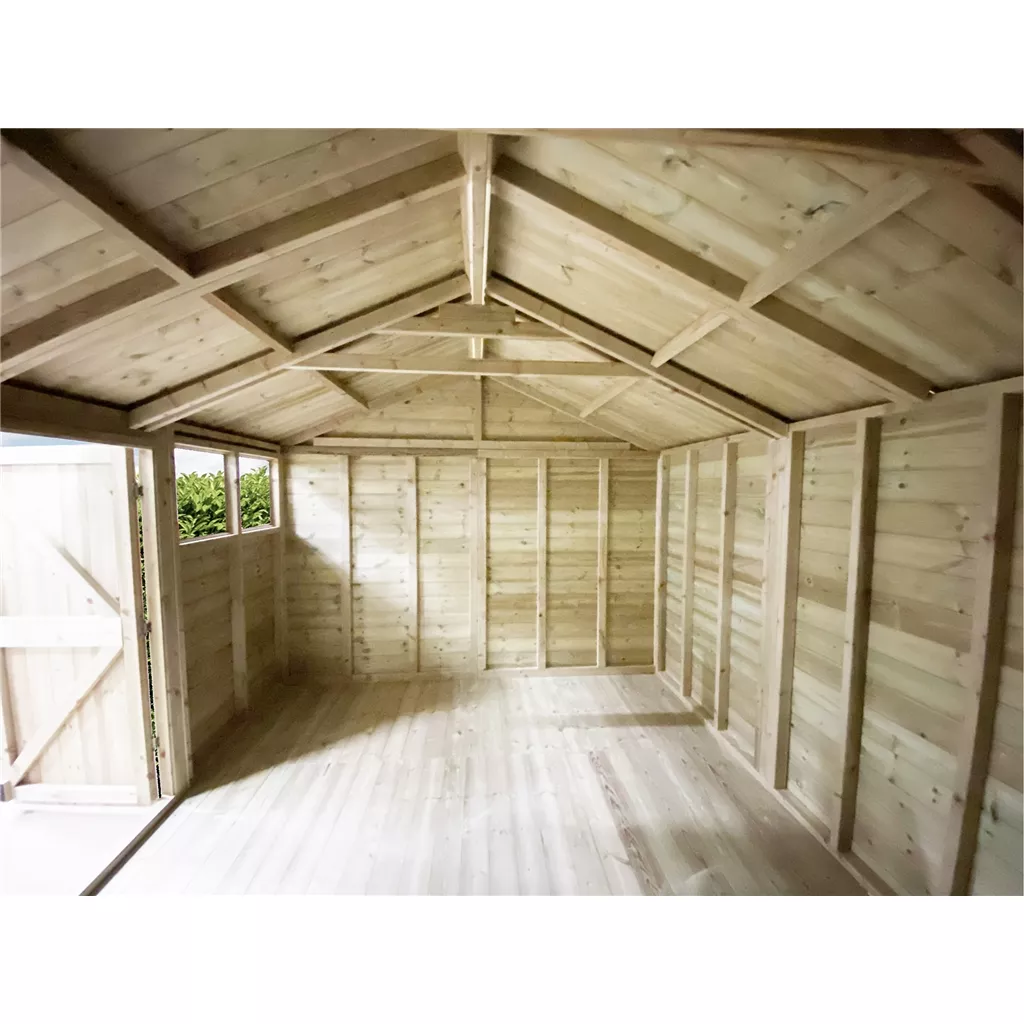 15 x 10 Reverse Premier Pressure Treated Apex Workshop product image