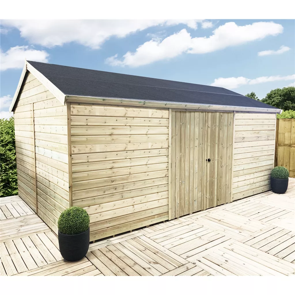 20 x 12 Windowless Reverse Premier Pressure Treated Apex Workshop product image